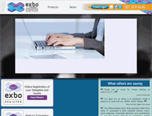 Tablet Screenshot of exbo.co.za